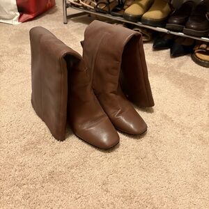 Cold haan brown leather boots